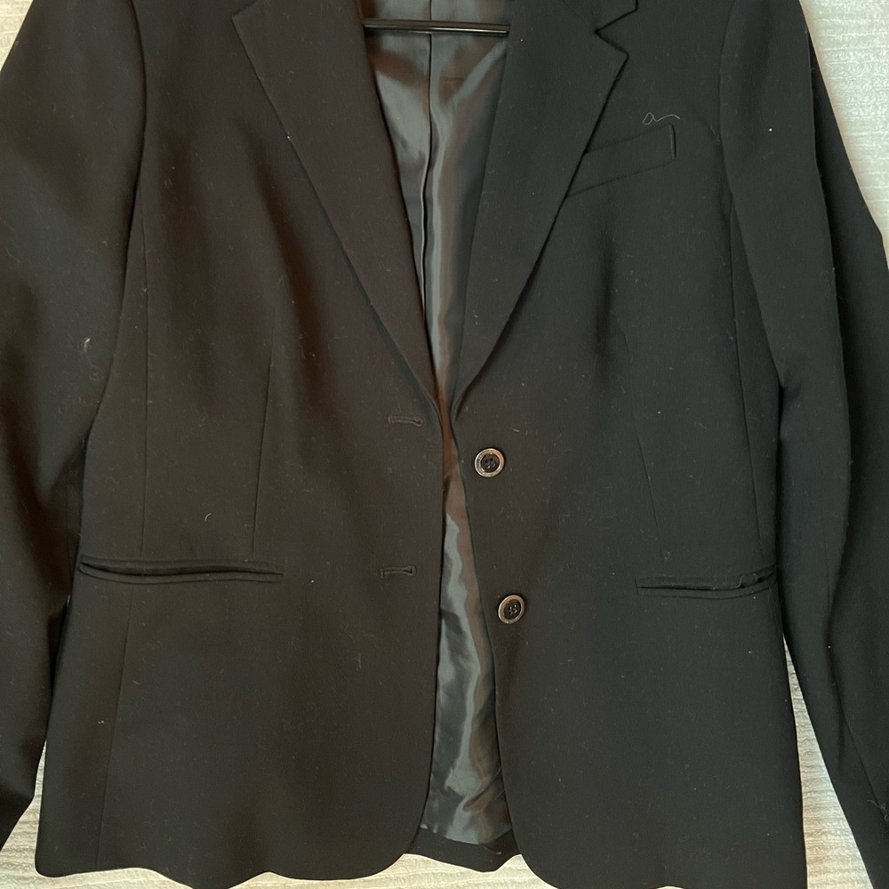 Calvin Klein double breasted blazer black